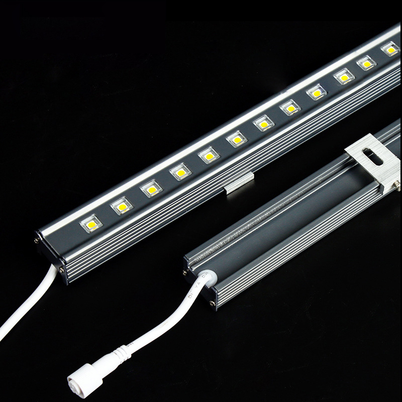 DC24V 12W 30X20mm Waterproof Lens Low Power White/Yellow Light Full Color UCS1903 RGB/DMX512 Addressable Waterproof IP67 Aluminum Lens LED Linear Bar Light Outdoor Wall Wash Lighting DC24V 12W 30X20mm Waterproof Lens Low Power White/Yellow Light Full Color UCS1903 RGB/DMX512 Addressable Waterproof IP67 Aluminum Lens LED Linear Bar Light Outdoor Wall Wash Lighting
